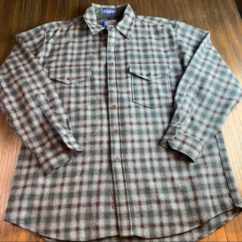 Pendleton Outdoorsman plaid Wool Flannel shacket